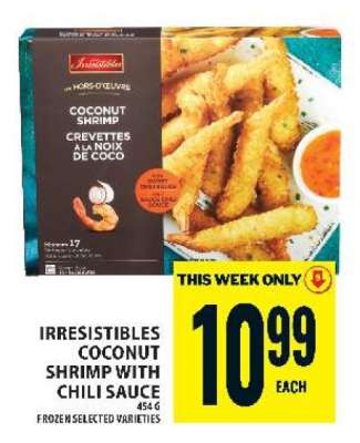IRRESISTIBLES COCONUT SHRIMP WITH CHILI SAUCE
