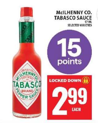 McILHENNY CO. TABASCO Sauce