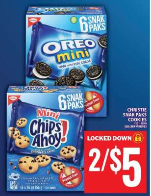 CHRISTIE SNAK PAKS COOKIES