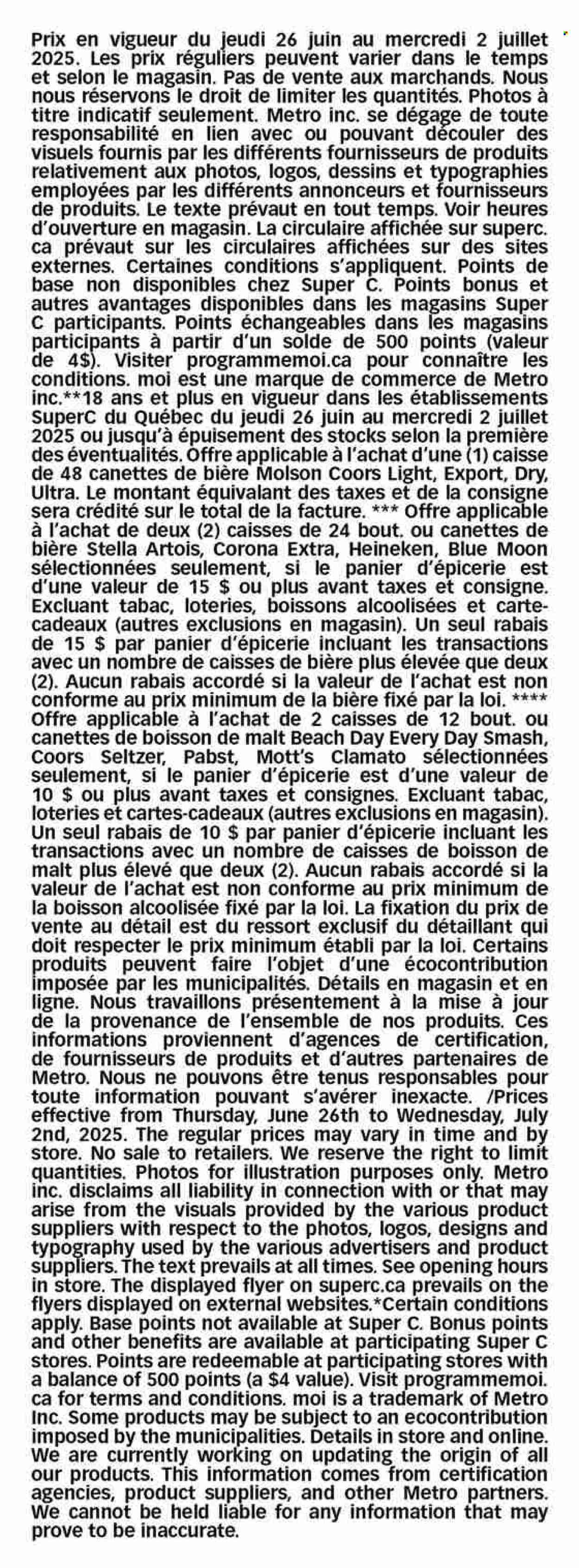 Super C flyer - June 26, 2025 - July 02, 2025. Page 15