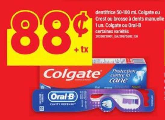 Colgate ou Oral-B