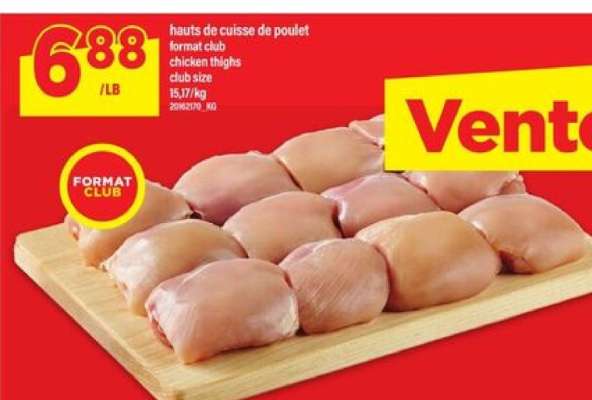 Hauts de cuisse de poulet
