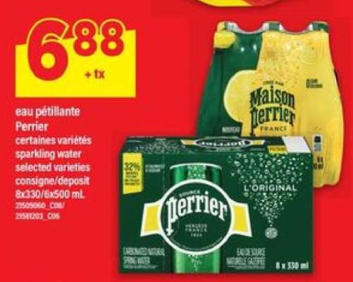 EAU PÉTILLANTE PERRIER