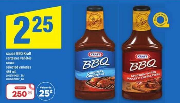 sauce BBQ Kraft