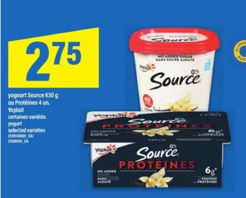 Yoplait Source Yogurt
