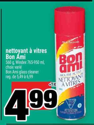 NETTOYANT À VITRES BON AMI