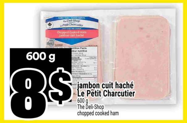 Jambon Cuit Haché Le Petit Charcutier