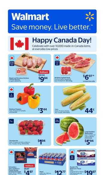 Walmart Flyer - June 26, 2025 - July 02, 2025.