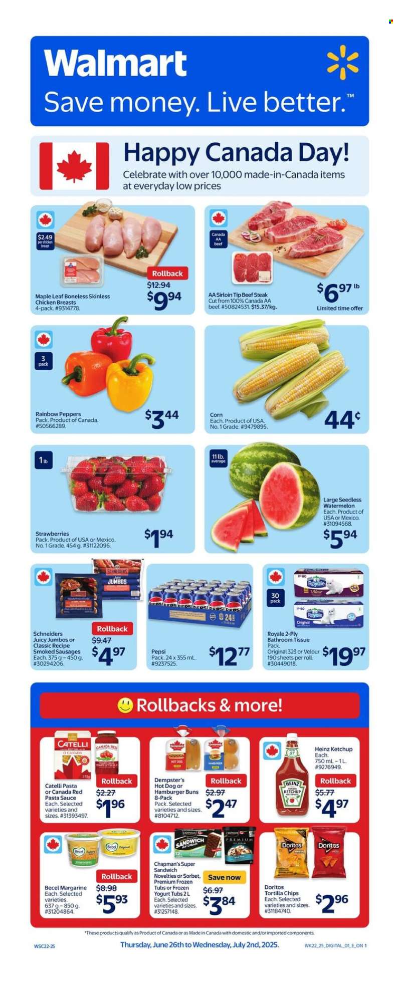 Walmart Flyer - June 26, 2025 - July 02, 2025.