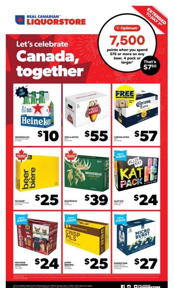 Real Canadian Liquorstore Flyer - June 25, 2025 - July 01, 2025.