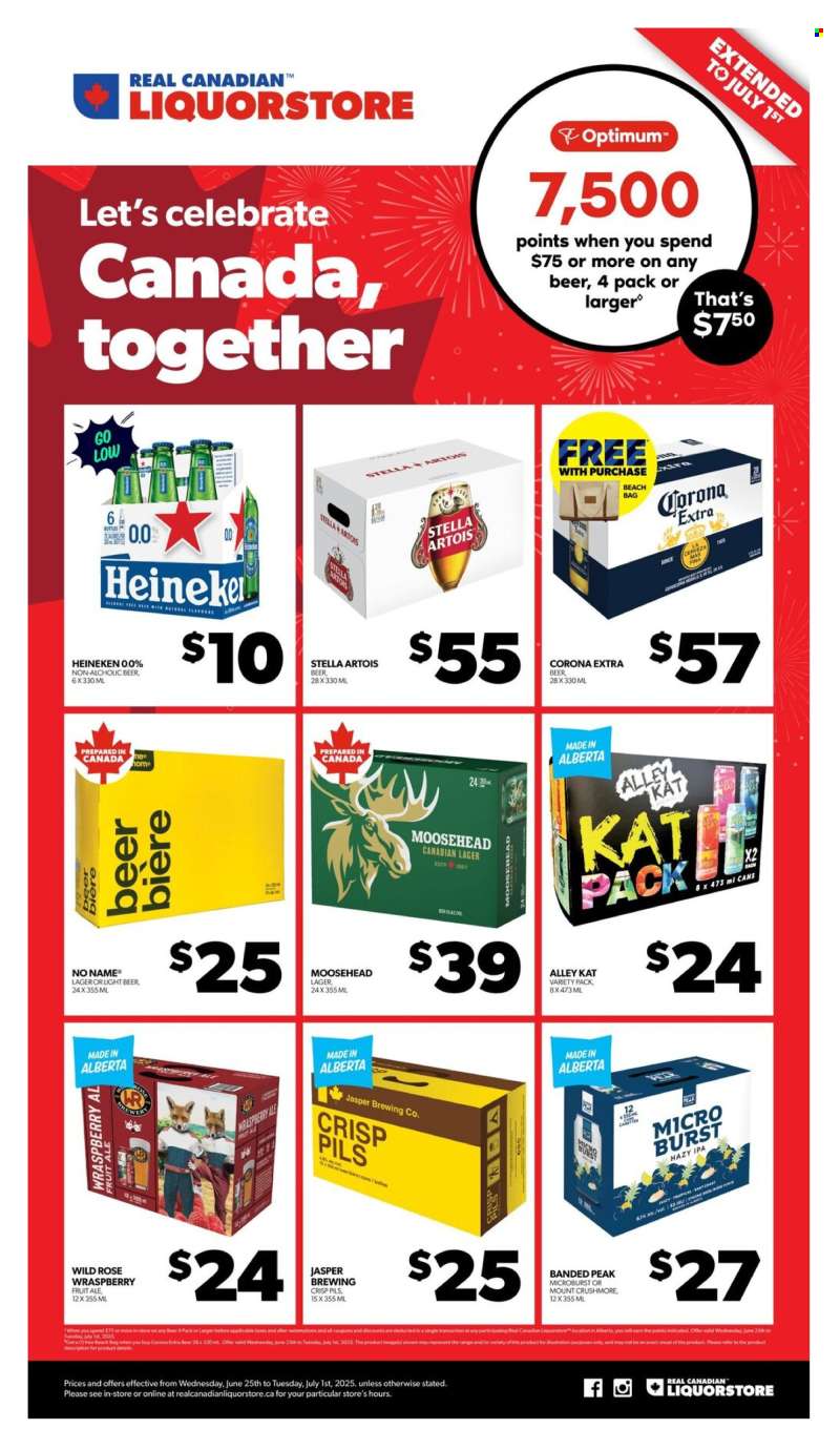Real Canadian Liquorstore Flyer - June 25, 2025 - July 01, 2025.