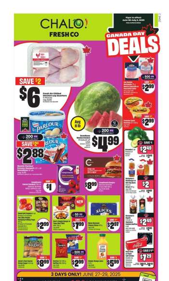 Chalo! FreshCo. Flyer - June 26, 2025 - July 02, 2025.
