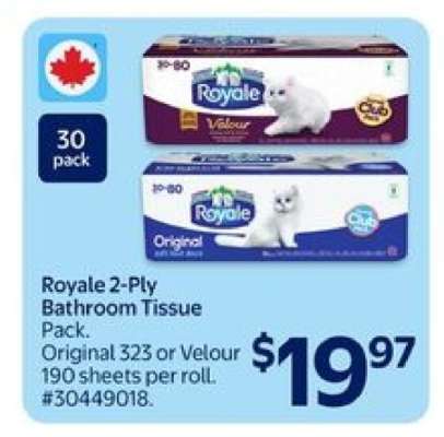 Royale 2-Ply Bathroom Tissue