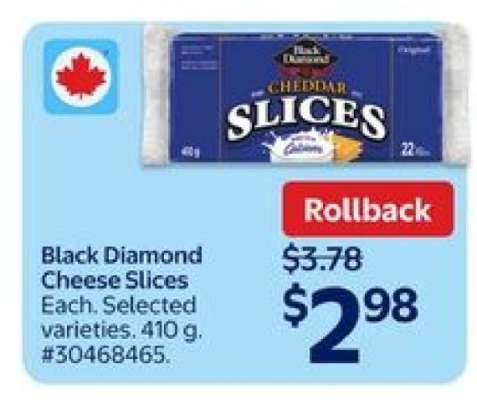 Black Diamond Cheese Slices