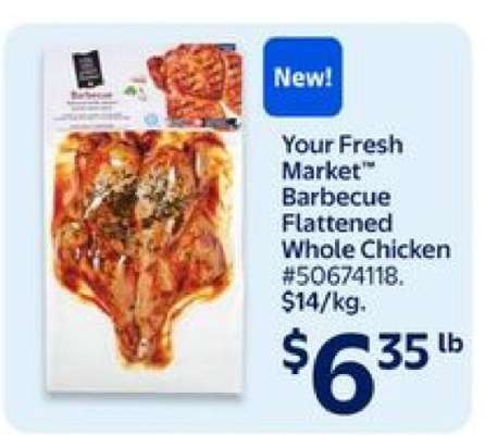 Your Fresh Market™ Barbecue Flattened Whole Chicken