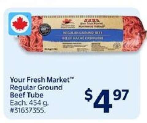 Your Fresh Market™ Regular Ground Beef Tube