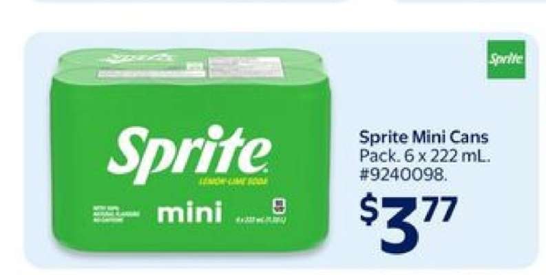Sprite Mini Cans