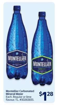 MONTELLIER CARBONATED MINERAL WATER