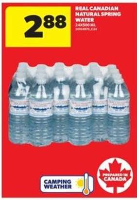 REAL CANADIAN NATURAL SPRING WATER