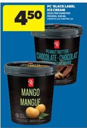 PC Black Label Ice Cream