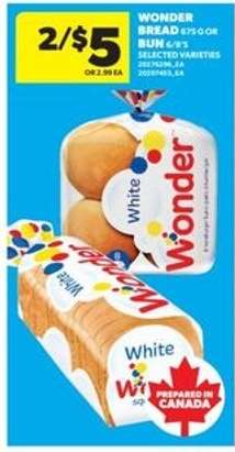 Wonder Bread or Bun
