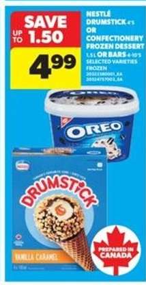 Nestlé Drumstick or Confectionery Frozen Dessert