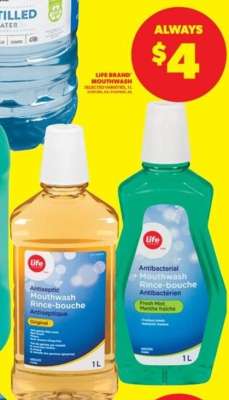 LIFE BRAND MOUTHWASH