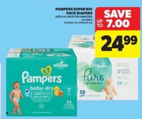 Pampers Super Big Pack Diapers