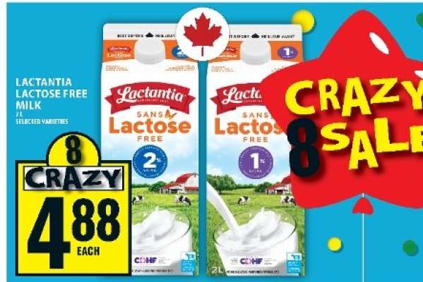 LACTANTIA LACTOSE FREE MILK