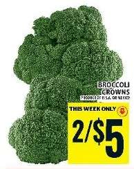BROCCOLI CROWNS