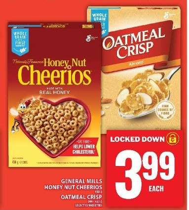 GENERAL MILLS HONEY NUT CHEERIOS