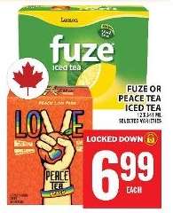 Fuze or Peace Tea Iced Tea