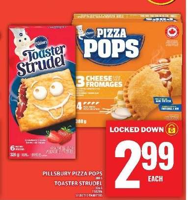 Pillsbury Pizza Pops & Toaster Strudel