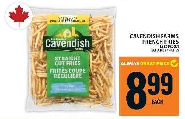 CAVENDISH FARMS FRENCH FRIES