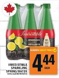 Irresistible Sparkling Spring Water
