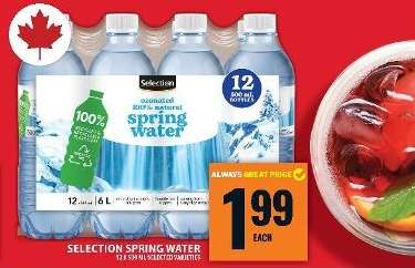 SELECTION SPRING WATER