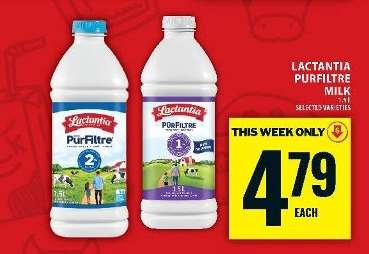 LACTANTIA PURFILTRE MILK
