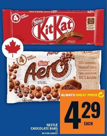 Nestlé Chocolate Bars