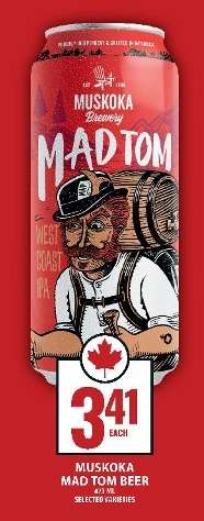 Muskoka Mad Tom Beer