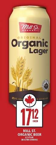 Mill St. Organic Beer