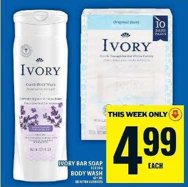Ivory Bar Soap / Body Wash