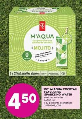 PC® M'AQUA cocktail flavoured sparkling water