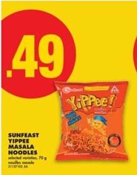 SUNFEAST YIPPEE MASALA NOODLES