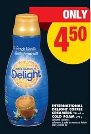 INTERNATIONAL DELIGHT COFFEE CREAMERS