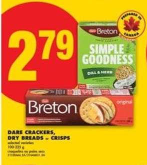 Dare Crackers, Dry Breads or Crisps