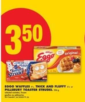 EGGO WAFFLES or PILLSBURY TOASTER STRUDEL