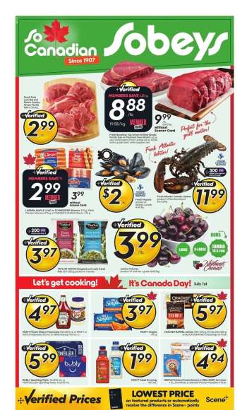 Sobeys Flyer - June 26, 2025 - July 02, 2025.