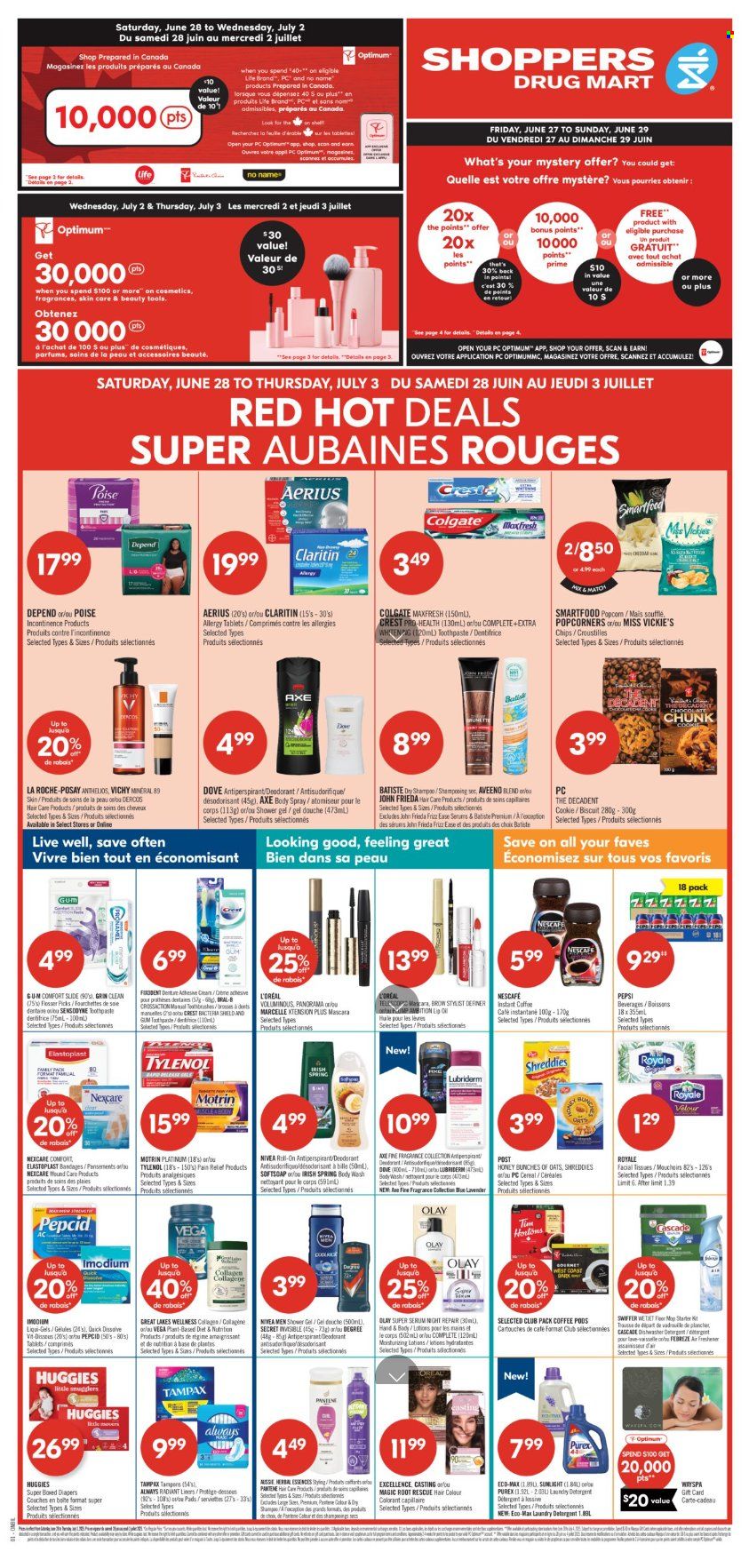 Shoppers Drug Mart flyer - June 28, 2025 - July 03, 2025. Page 1