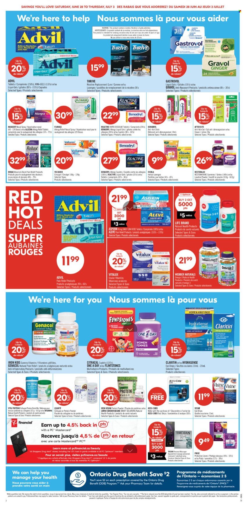 Shoppers Drug Mart flyer - June 28, 2025 - July 03, 2025. Page 4
