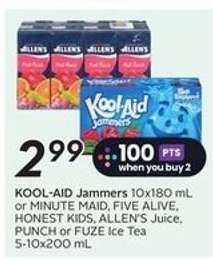 KOOL-AID Jammers or other drinks